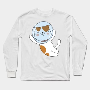 Cute and Funny ap lang space cat Long Sleeve T-Shirt